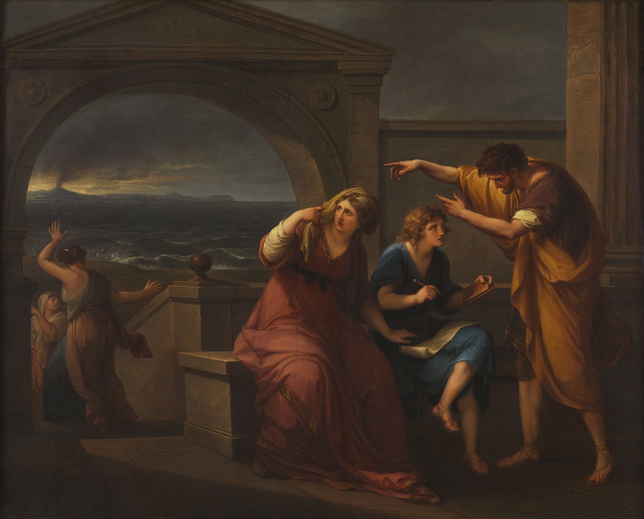 Plinio il Giovane e sua madre a Miseno, 79 d.C. da Angelica Kauffmann