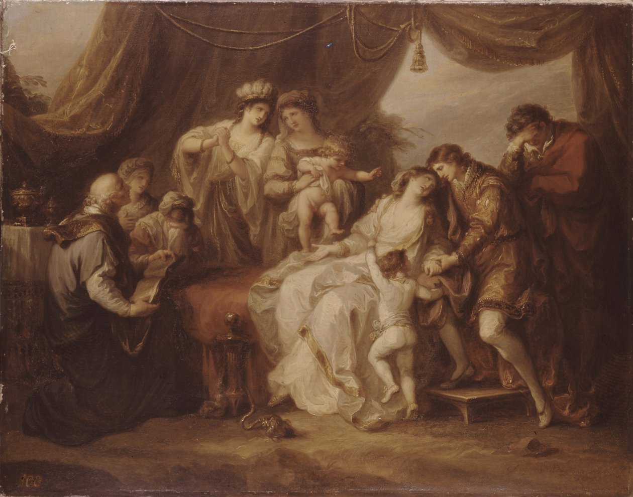 Eleanor Avvelenata da Angelica Kauffmann