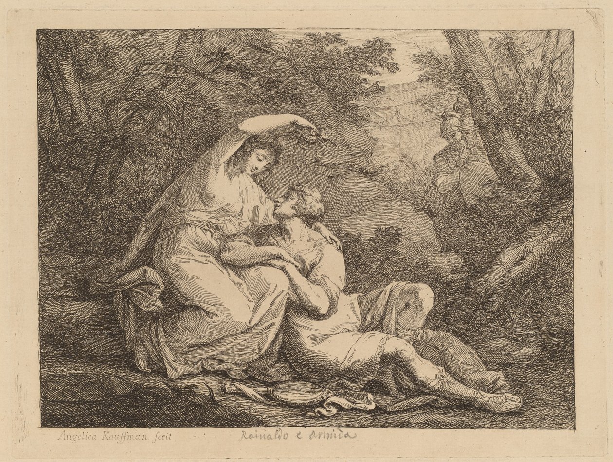 Rinaldo e Armida da Angelica Kauffmann