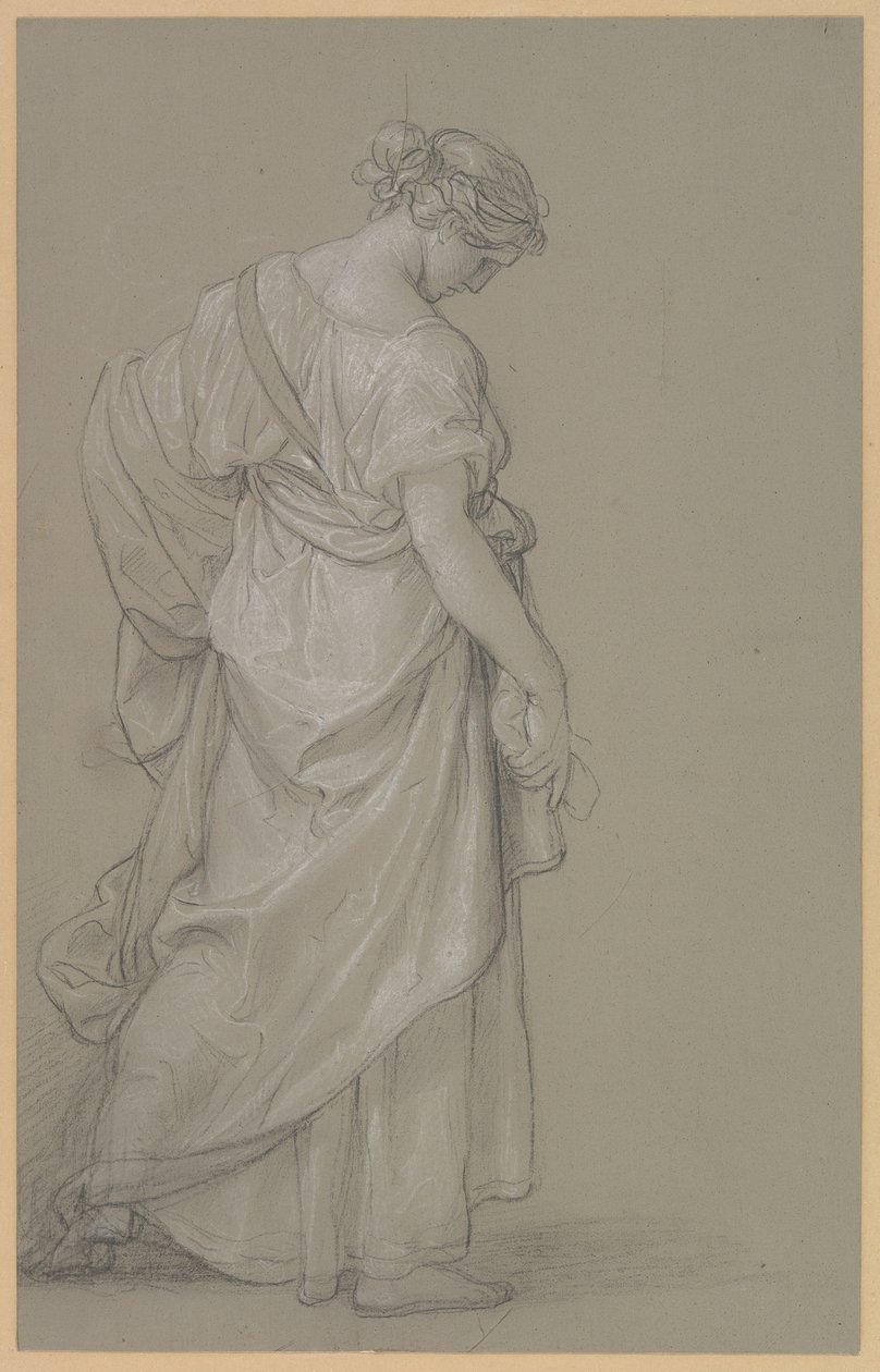 Studio di una donna in piedi da Angelica Kauffmann