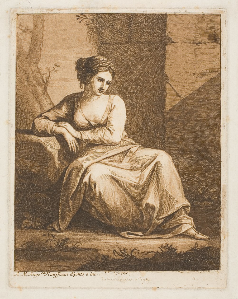 La musa da Angelica Kauffmann