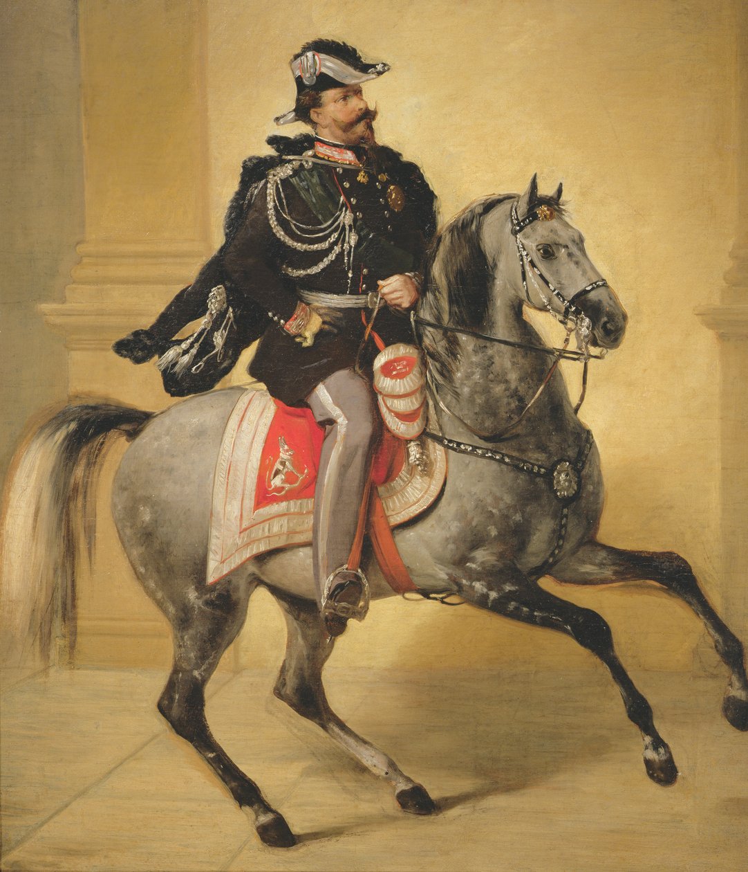 Ritratto equestre di Vittorio Emanuele II d
