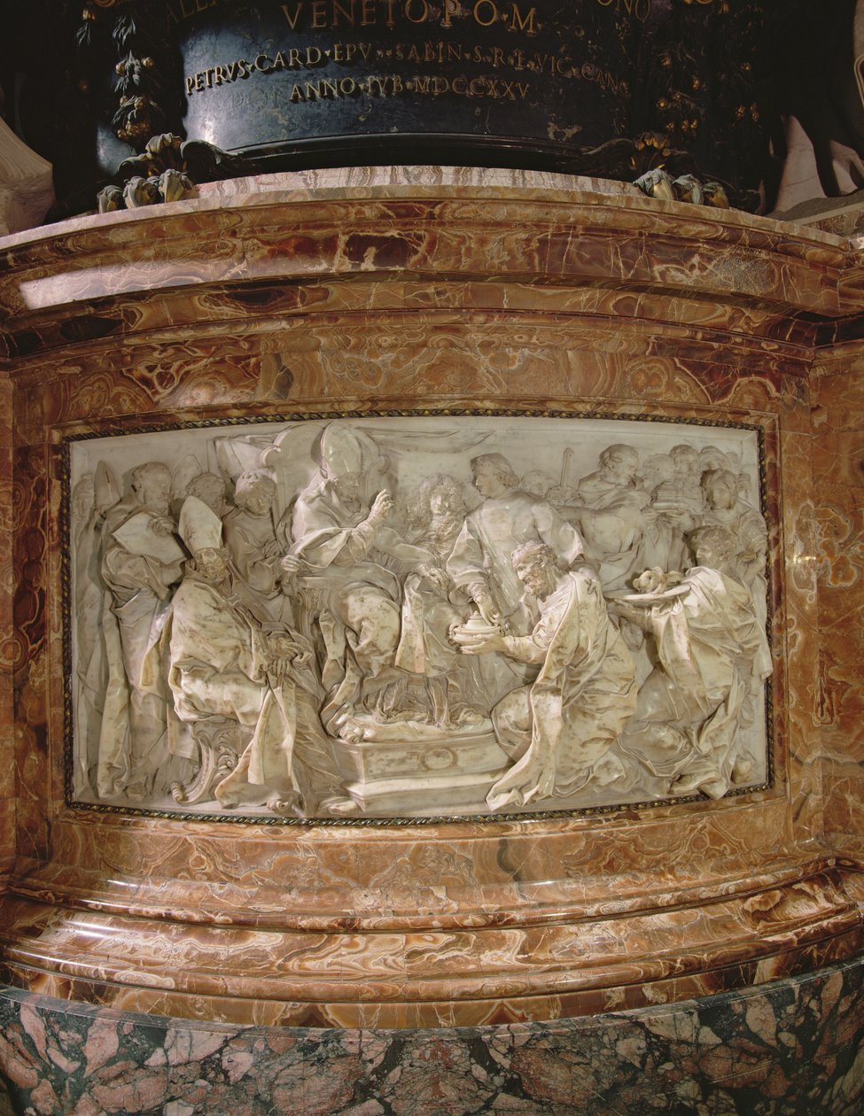 La canonizzazione di cinque santi da parte di Papa Alessandro VIII il 16 ottobre 1690 da Angelo de Rossi
