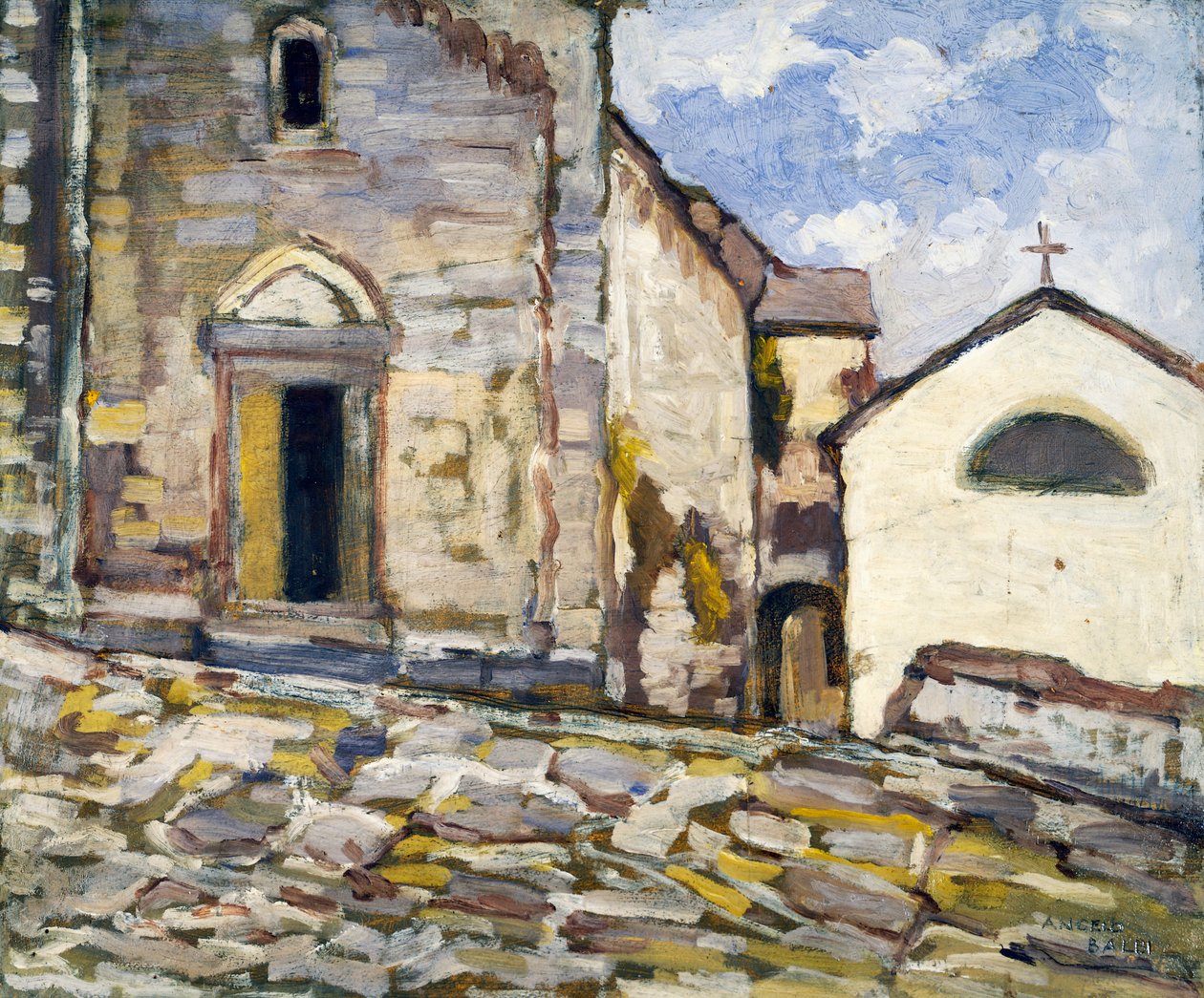 Facciata di una chiesa, Italia, XX secolo da Angelo Balbi