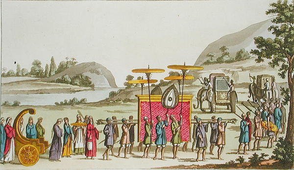 Processione della Regina di Birmania, tavola 80 da 