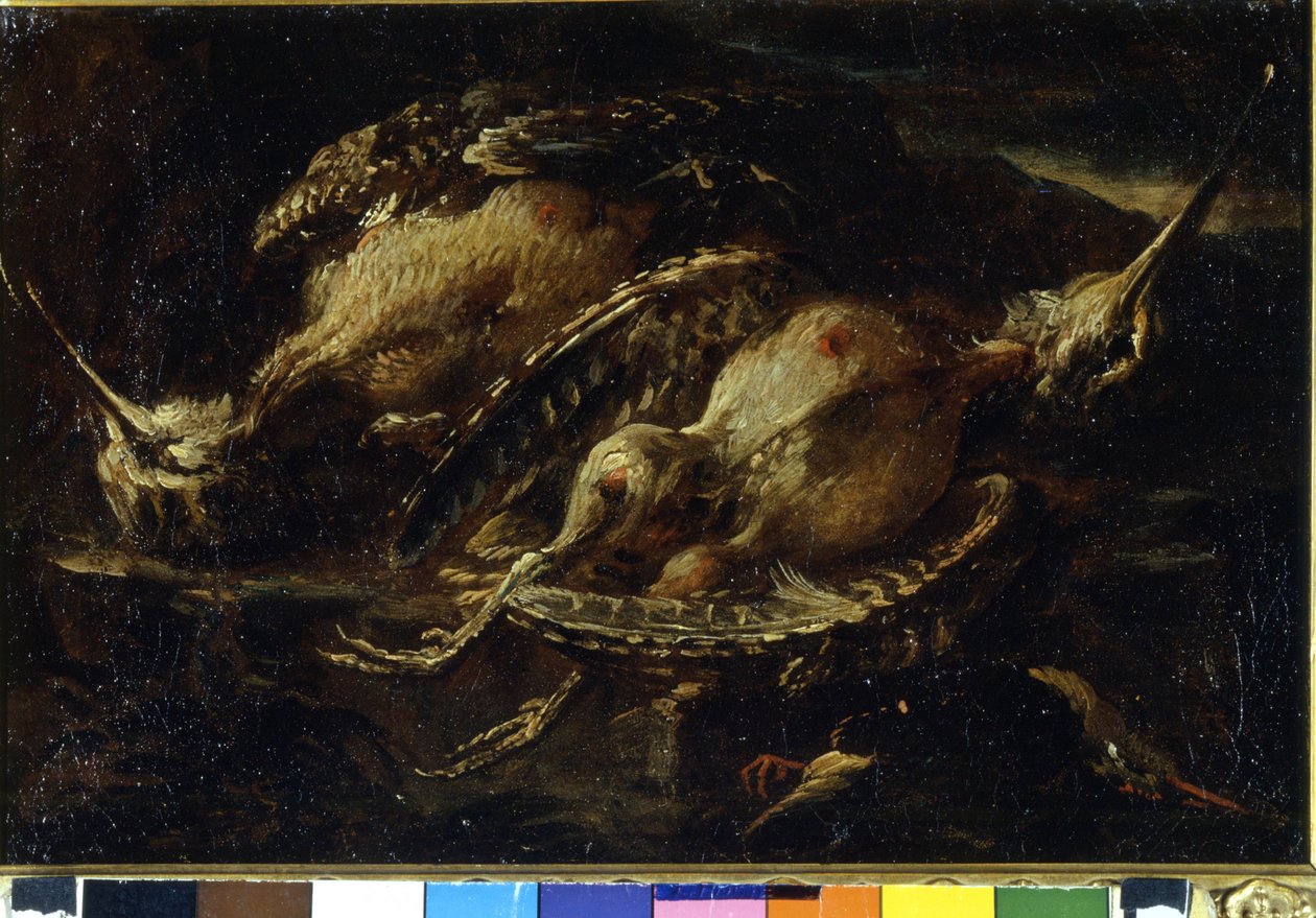 Natura morta di uccelli da Angelo Maria Crivelli