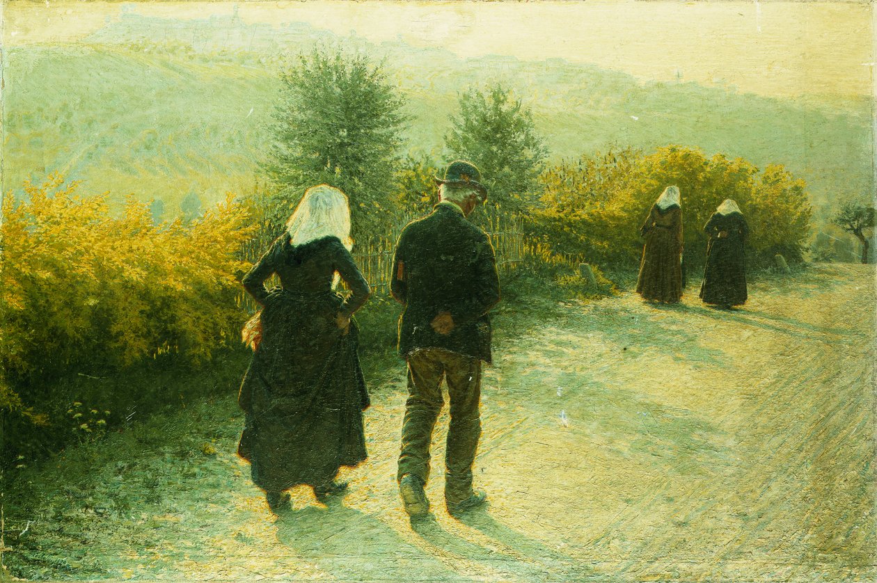Alla domenicale, 1890 da Angelo Morbelli
