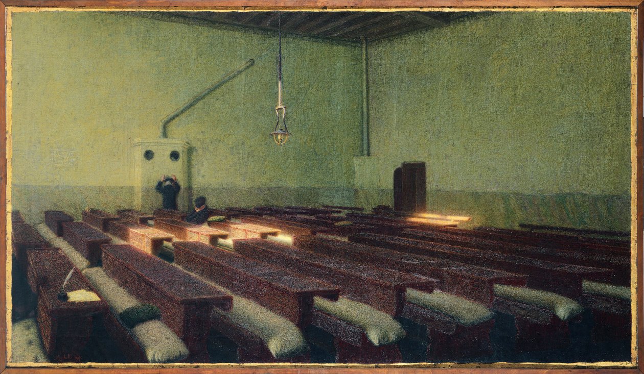 Natale al Pio Albergo Trivulzio di Angelo Morbelli (1854-1919) da Angelo Morbelli