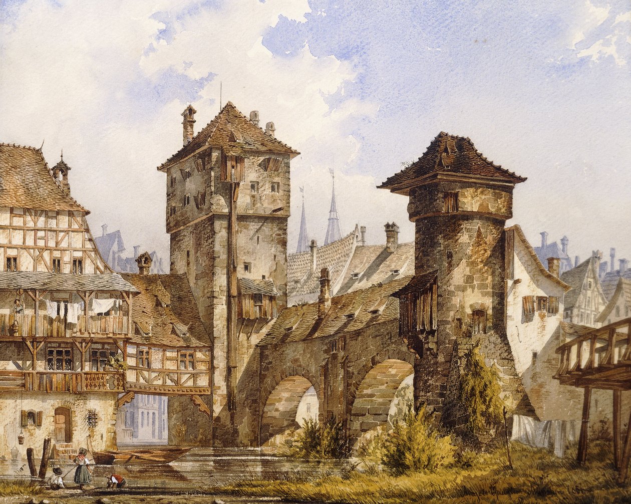 Veduta di Norimberga da Angelo Quaglio