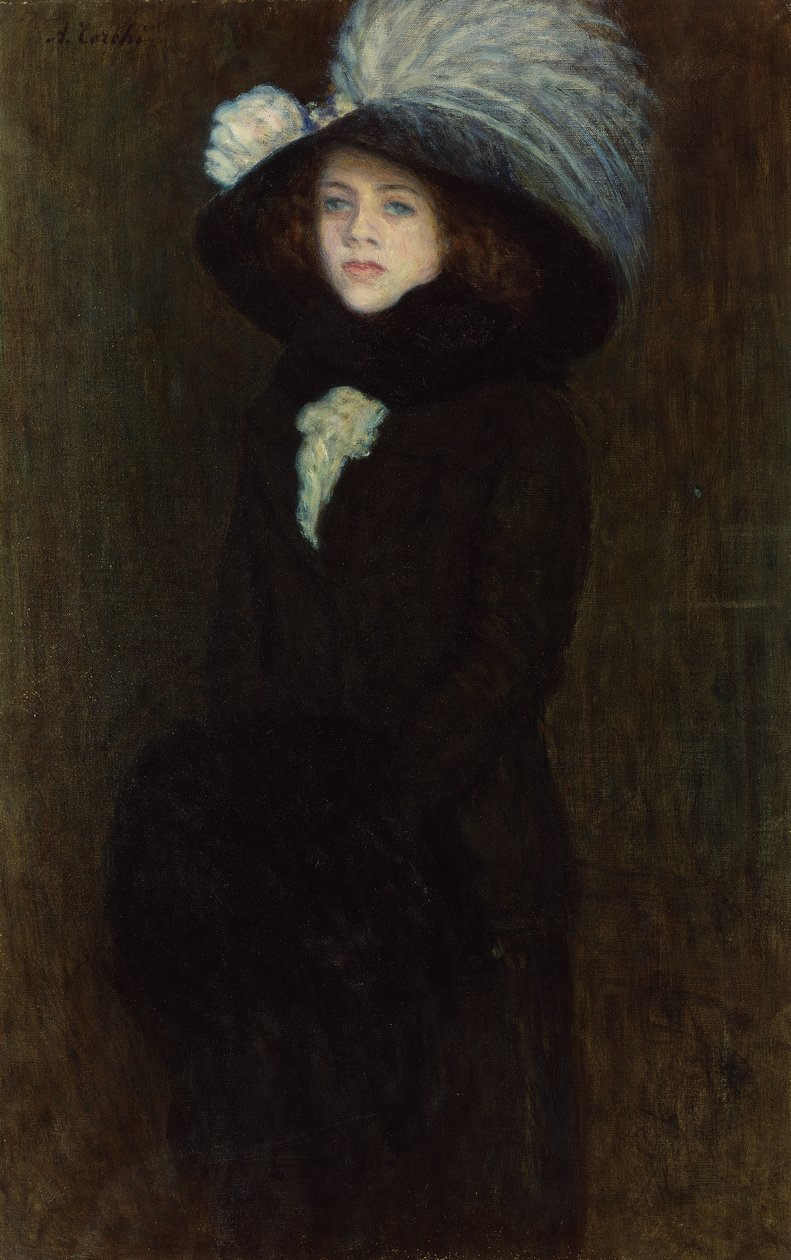 Ritratto di una giovane donna da Angelo Torchi