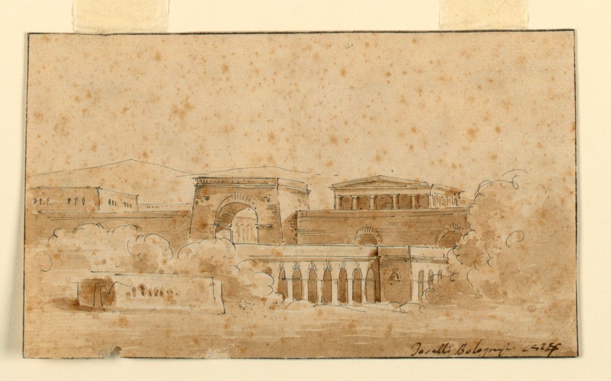 Scenografia, edifici antichi da Angelo Toselli