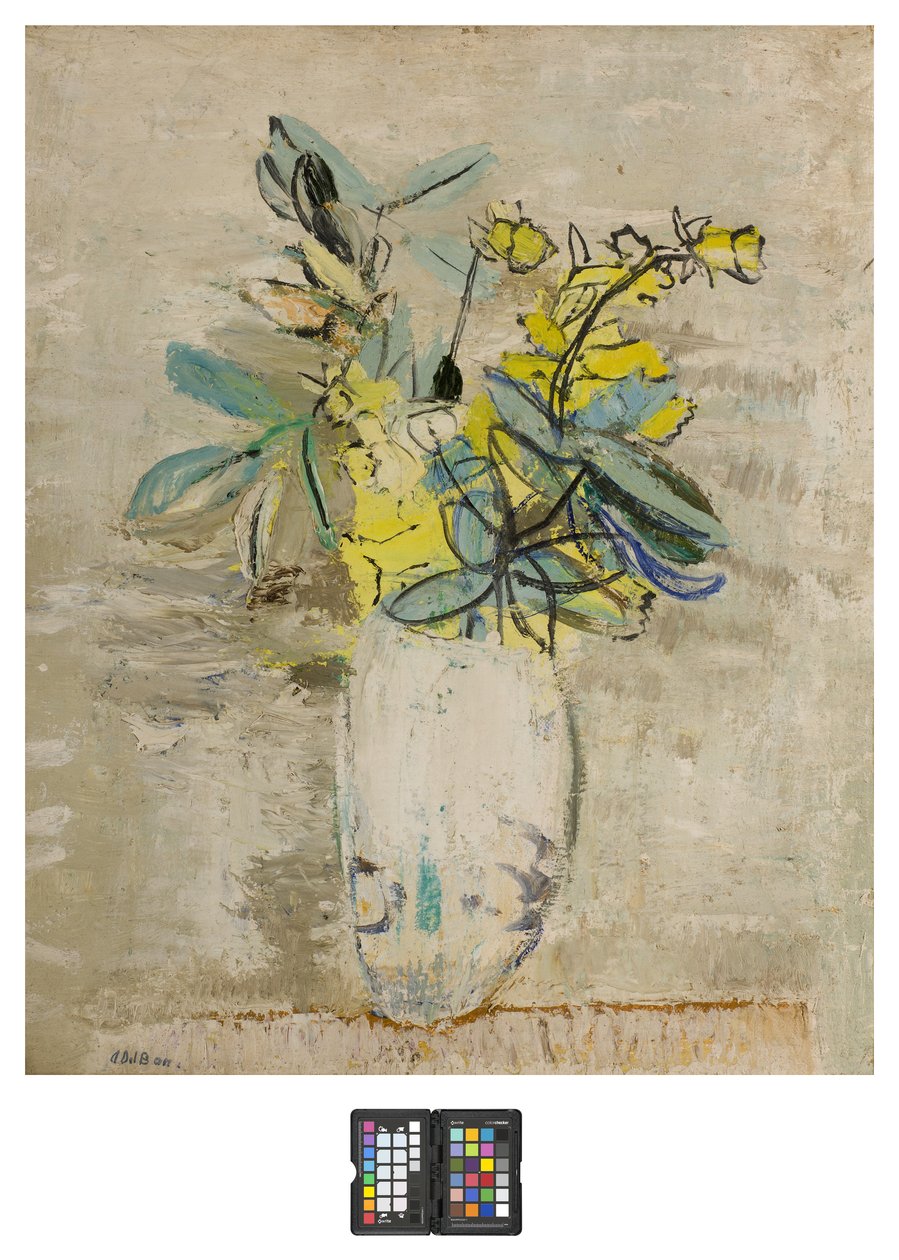 Rami con fiori in un vaso da Angelo del Bon