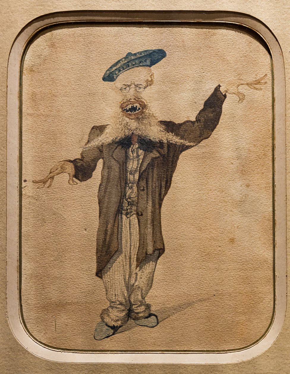 Caricatura di Telemaco Signorini, c.1884 da Angiolo Tricca