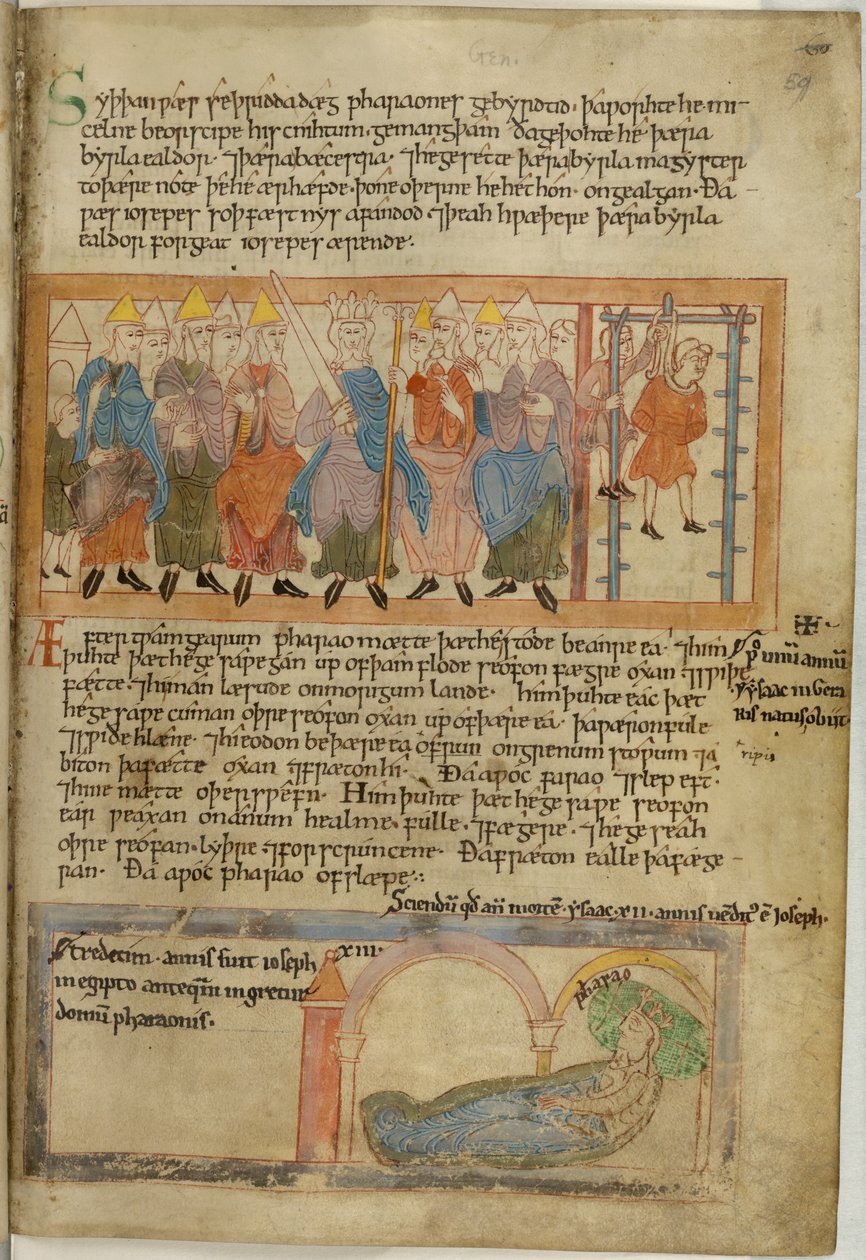 Il faraone fa impiccare il suo capo panettiere da Anglo Saxon