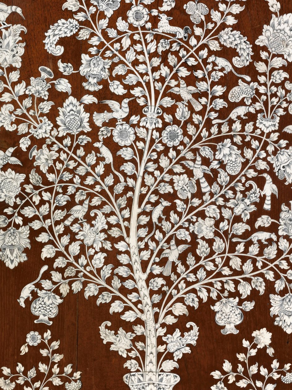 Bureau-cabinet, Vizagapatam, c.1720-30 da Anglo Indian School