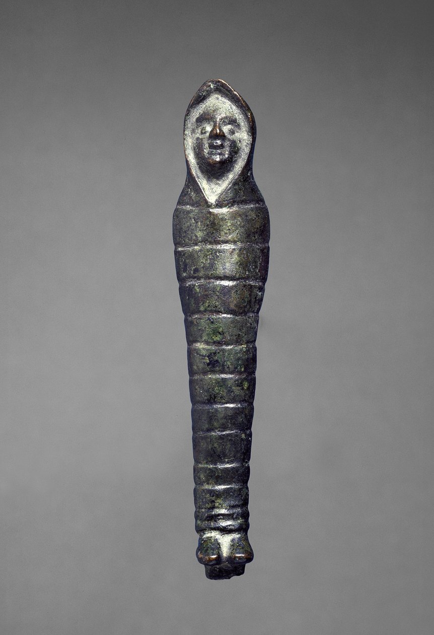 Donna velata, trovata a Horncastle (bronzo) da Anglo Saxon