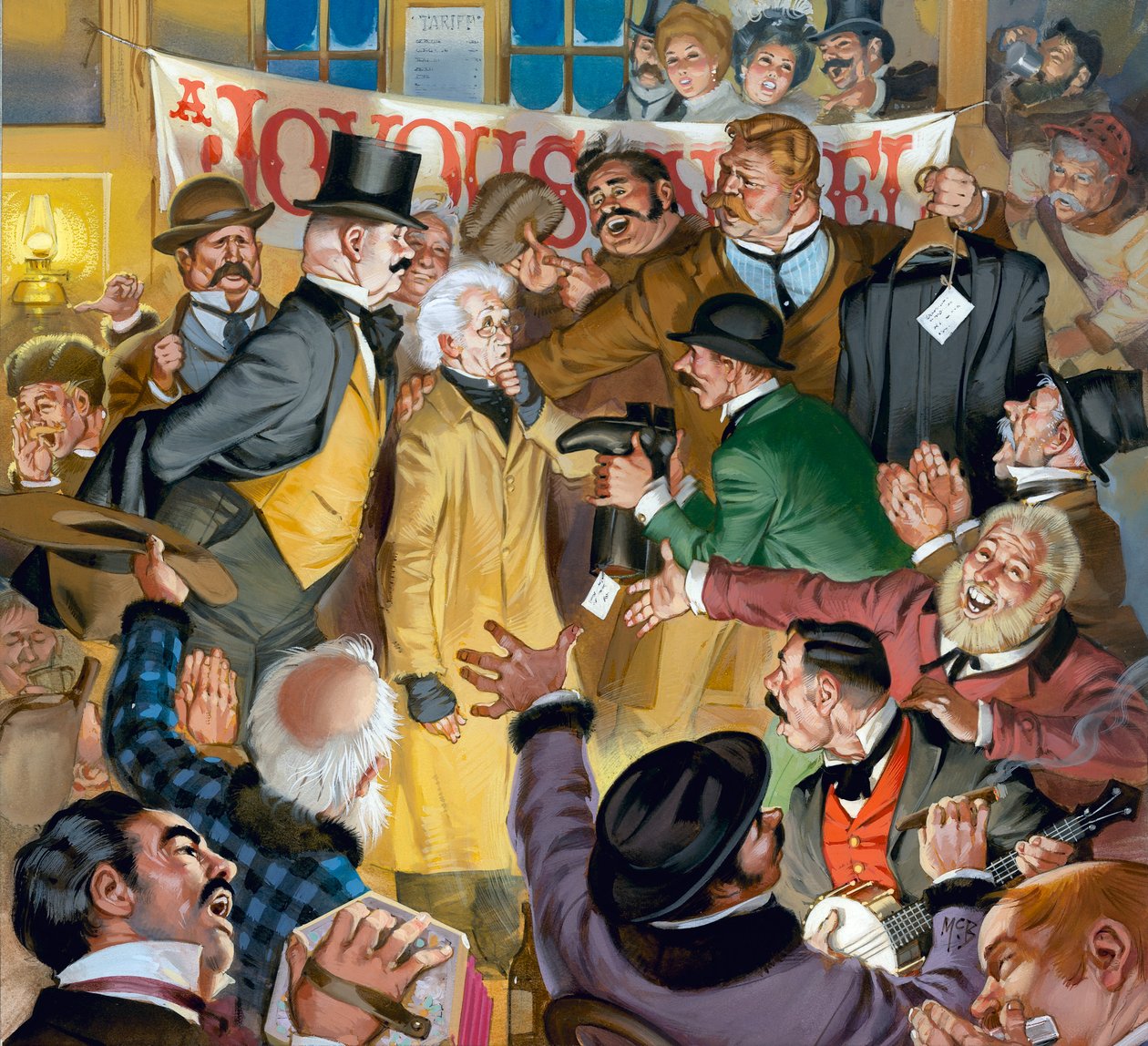Un gioioso Noel (gouache su carta) da Angus McBride