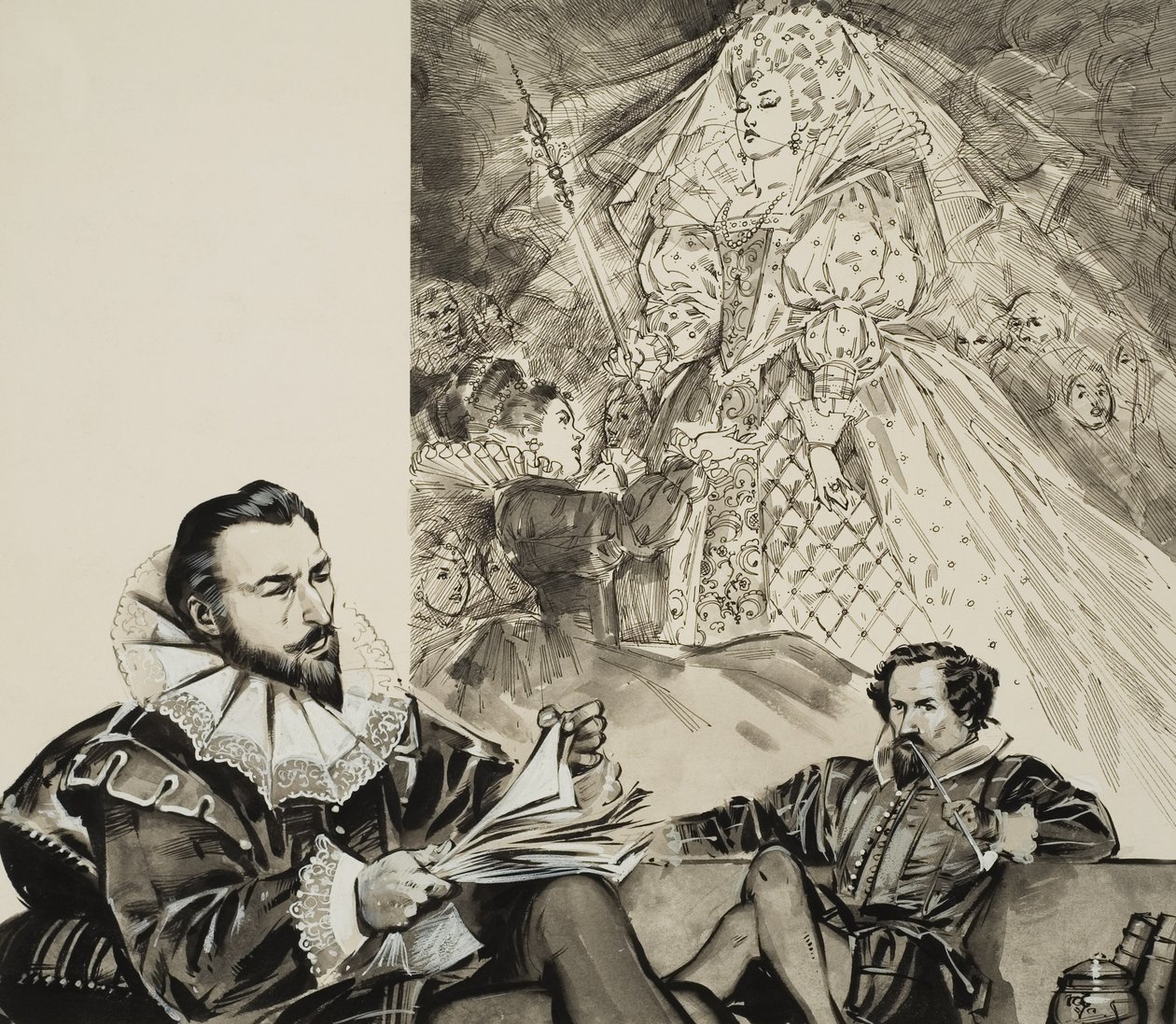 Faerie Queene (guazzo su carta) da Angus McBride
