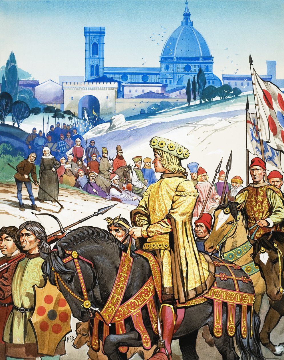 Grandi eventi della storia: Il Rinascimento italiano - Firenze e i Medici da Angus McBride
