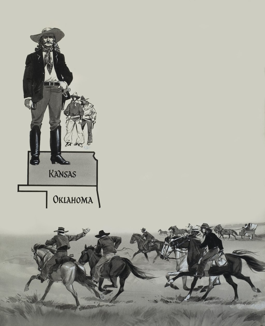 Cavalieri in Kansas da Angus McBride