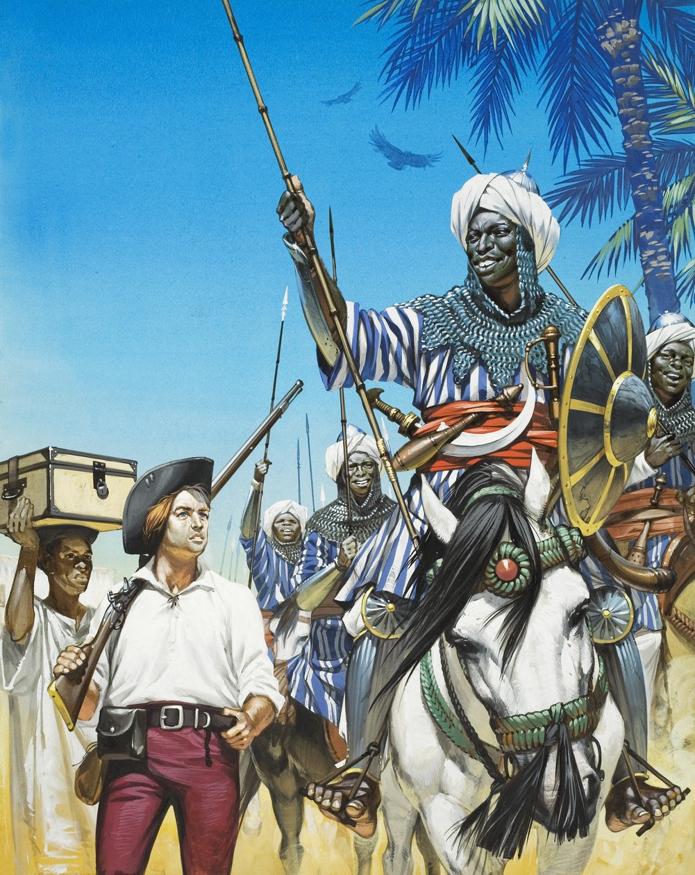 James Bruce (1730-94) Esploratore africano (gouache su carta) da Angus McBride