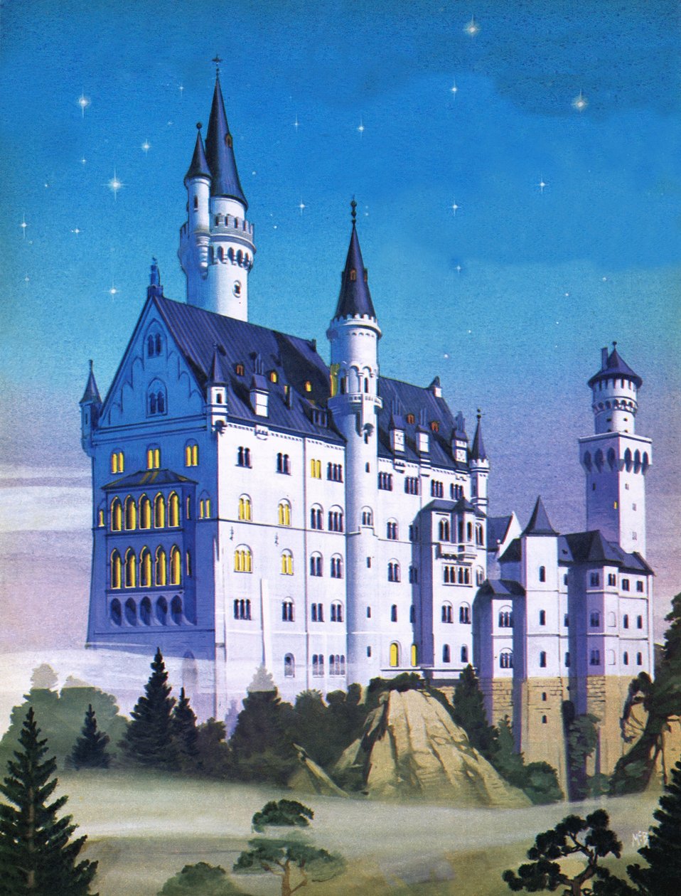 Neuschwanstein: un castello da favola costruito da un "pazzo". da Angus McBride