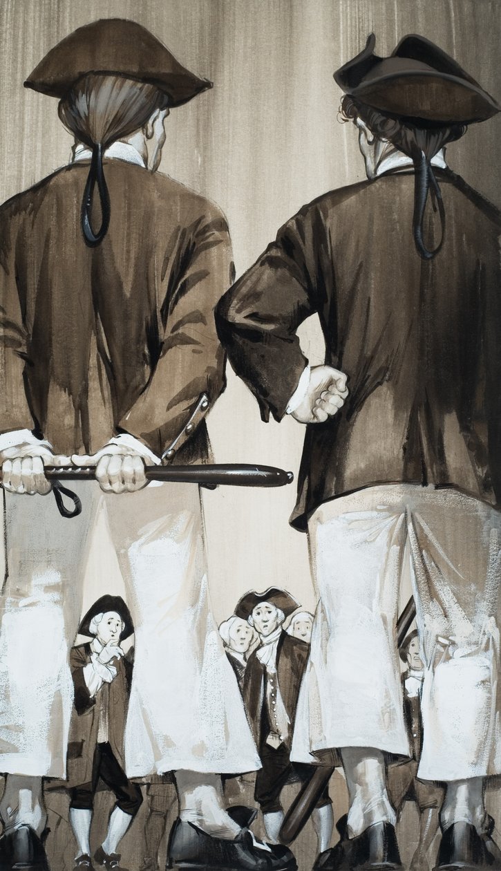 Press Gang (guazzo su carta) da Angus McBride