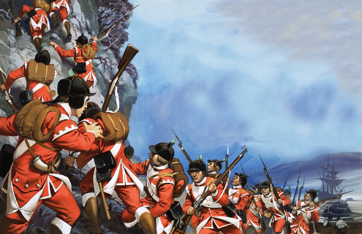 Scalare le scogliere per conquistare Quebec da Angus McBride