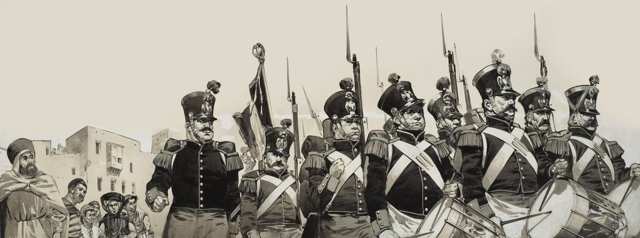 La Legione straniera francese (gouache su carta) da Angus McBride