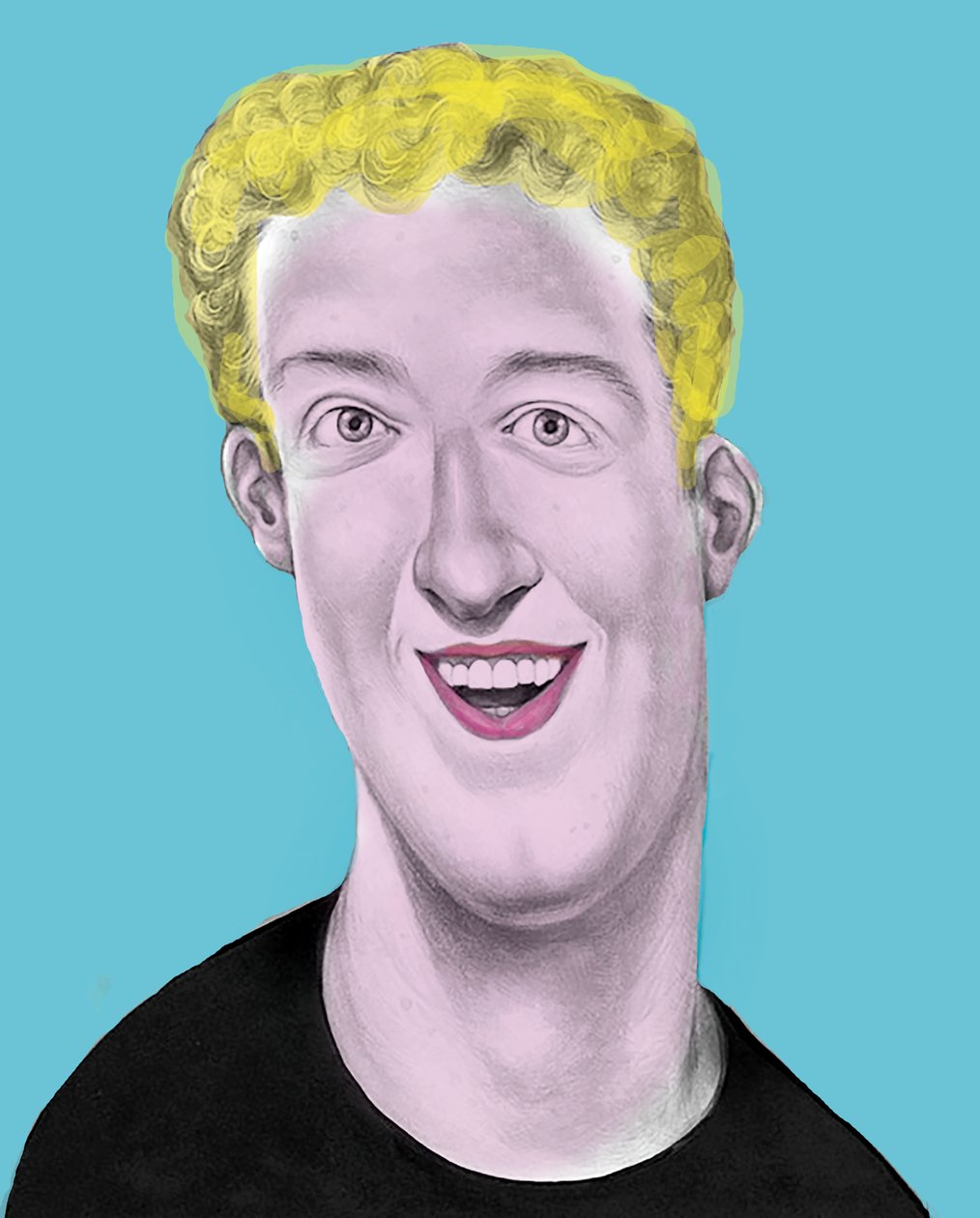 Pop Goes The Zuckerberg da Anita Kunz