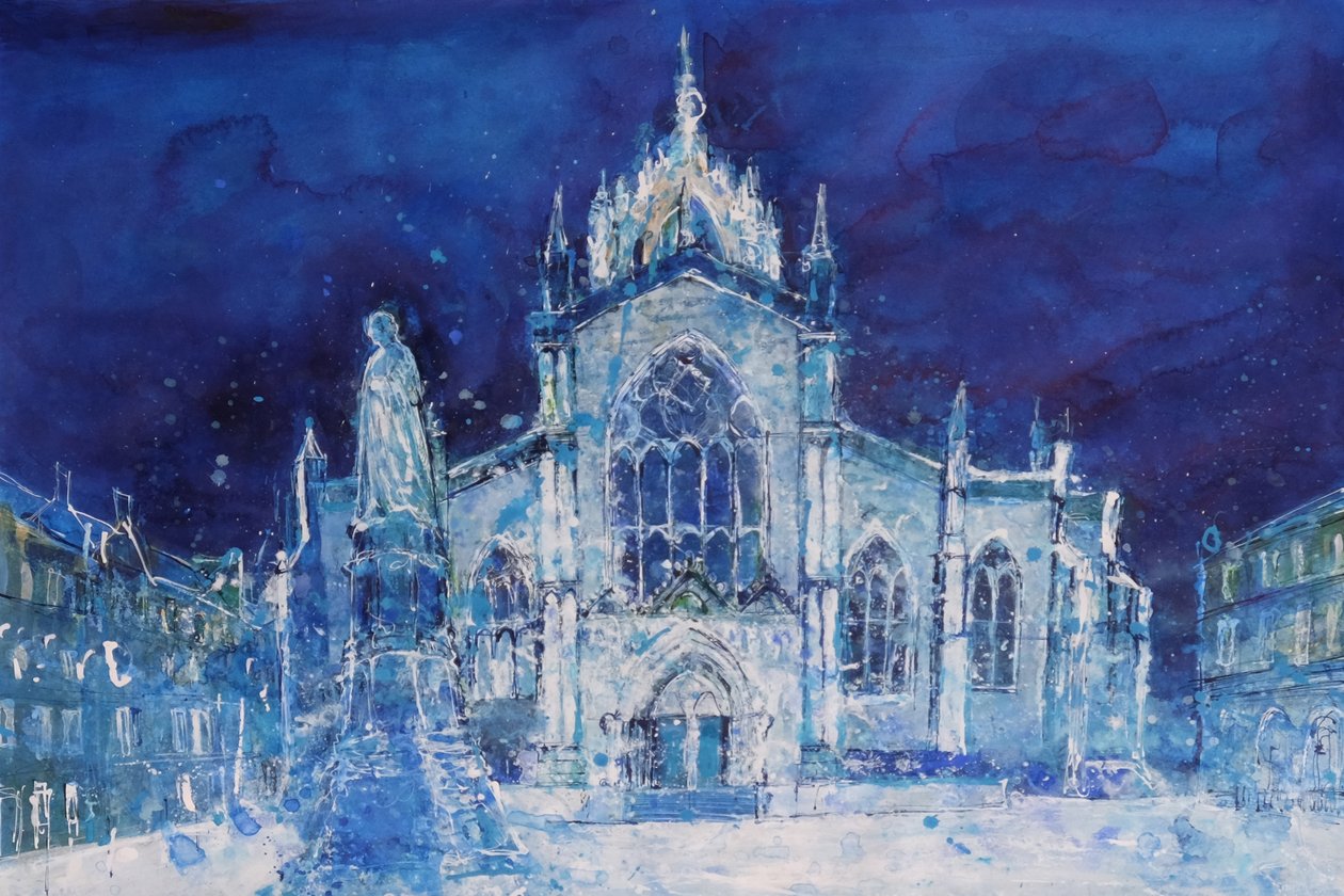 St Giles di Notte da Ann Oram