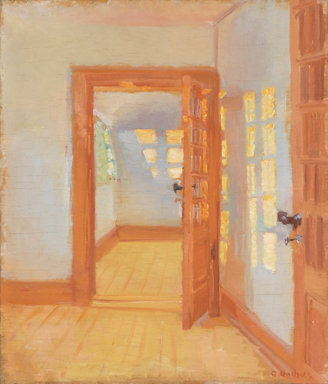 Annessione di Brøndum da Anna Ancher