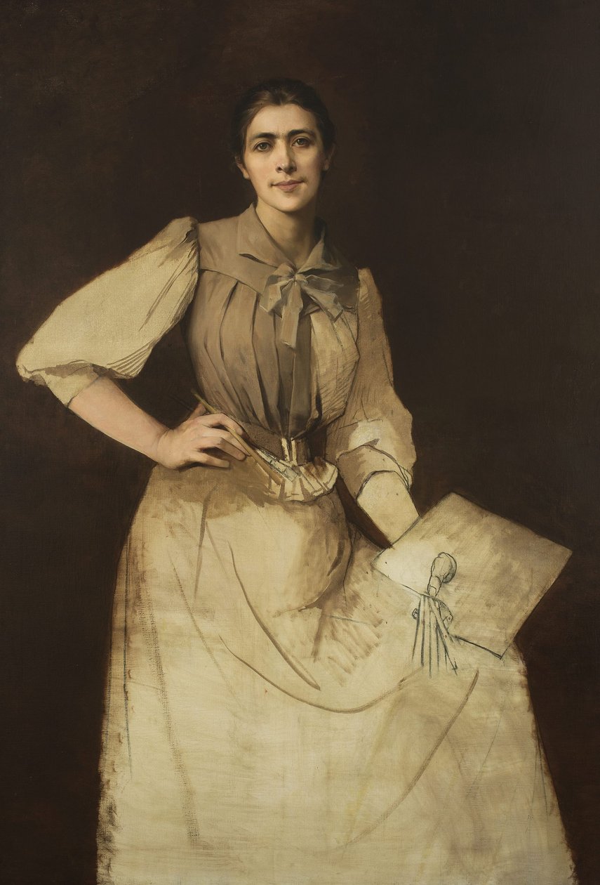 Autoritratto /non finito/ da Anna Bilińska Bohdanowicz