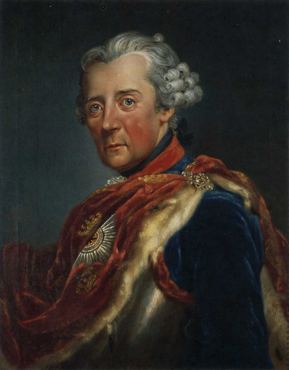 Francese: ritratto di Frédéric II de Prusse da Anna Dorothea Therbusch