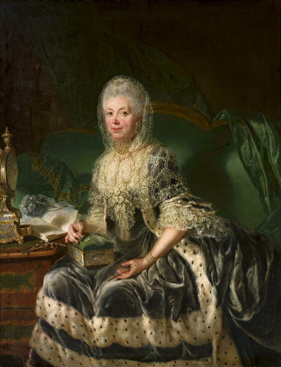 Ritratto di Anna von Wartensleben da Anna Dorothea Therbusch