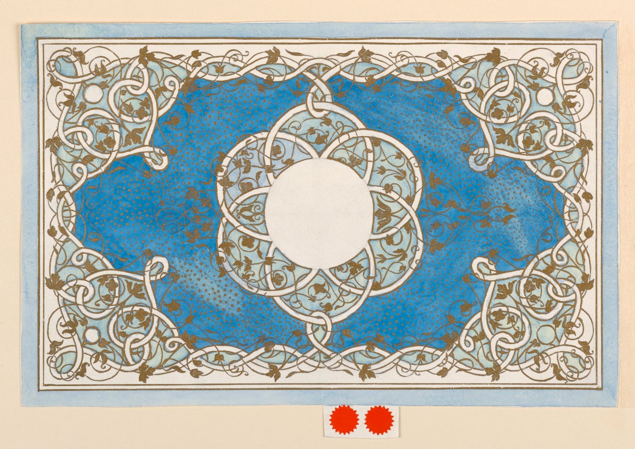 Disegno, Progetto per una copertura di scatola, circa 1894 da Anna M. de Pool
