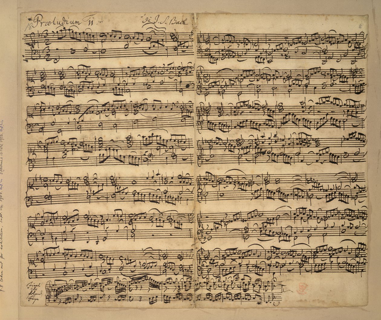 Preludio in Fa maggiore, Das Wohltemperierte Clavier, libro 2, di Johann Sebastian Bach da Anna Magdalena Bach
