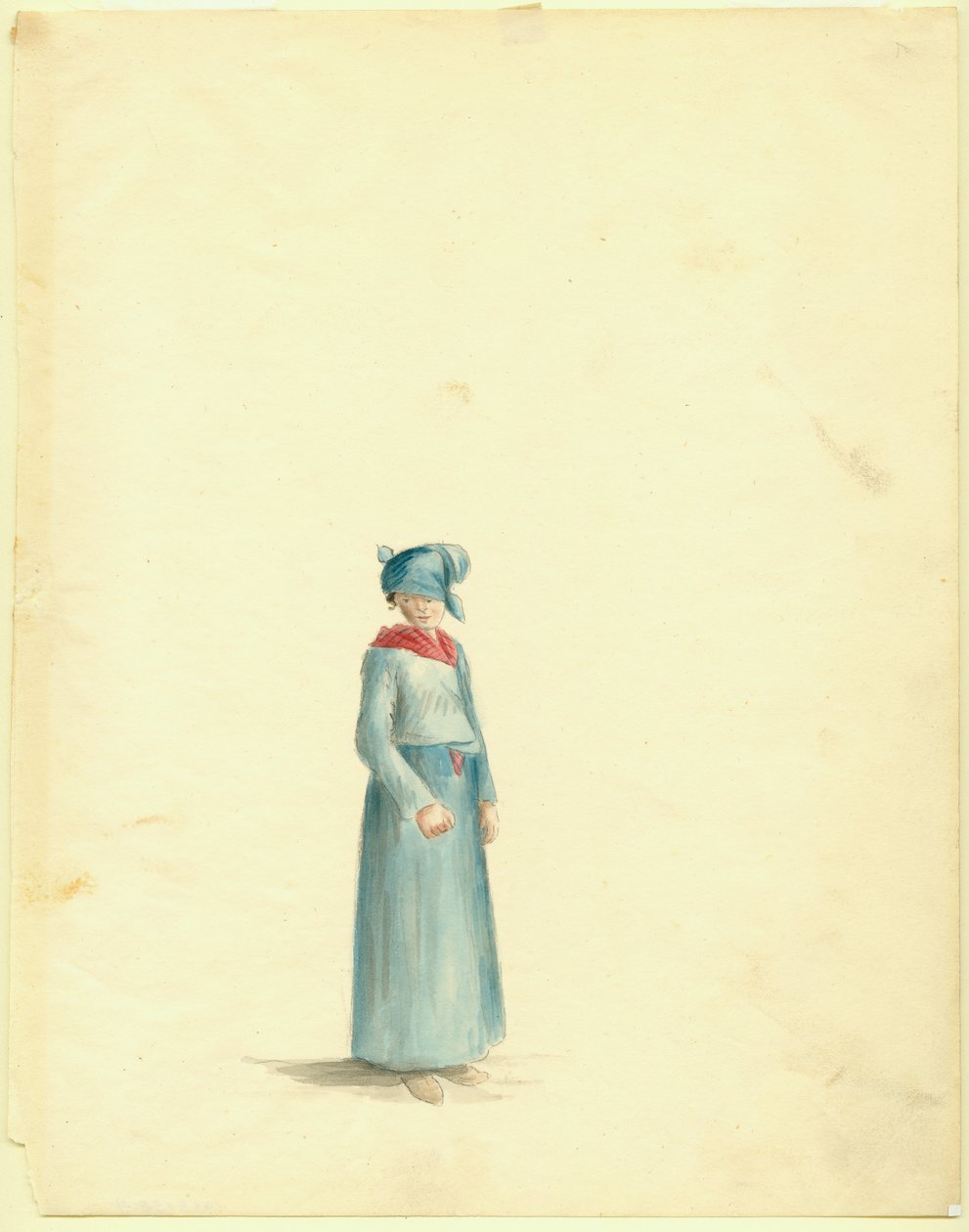 Disegno di donna creola di Anna Maria Von Phul da Anna Maria von Phul