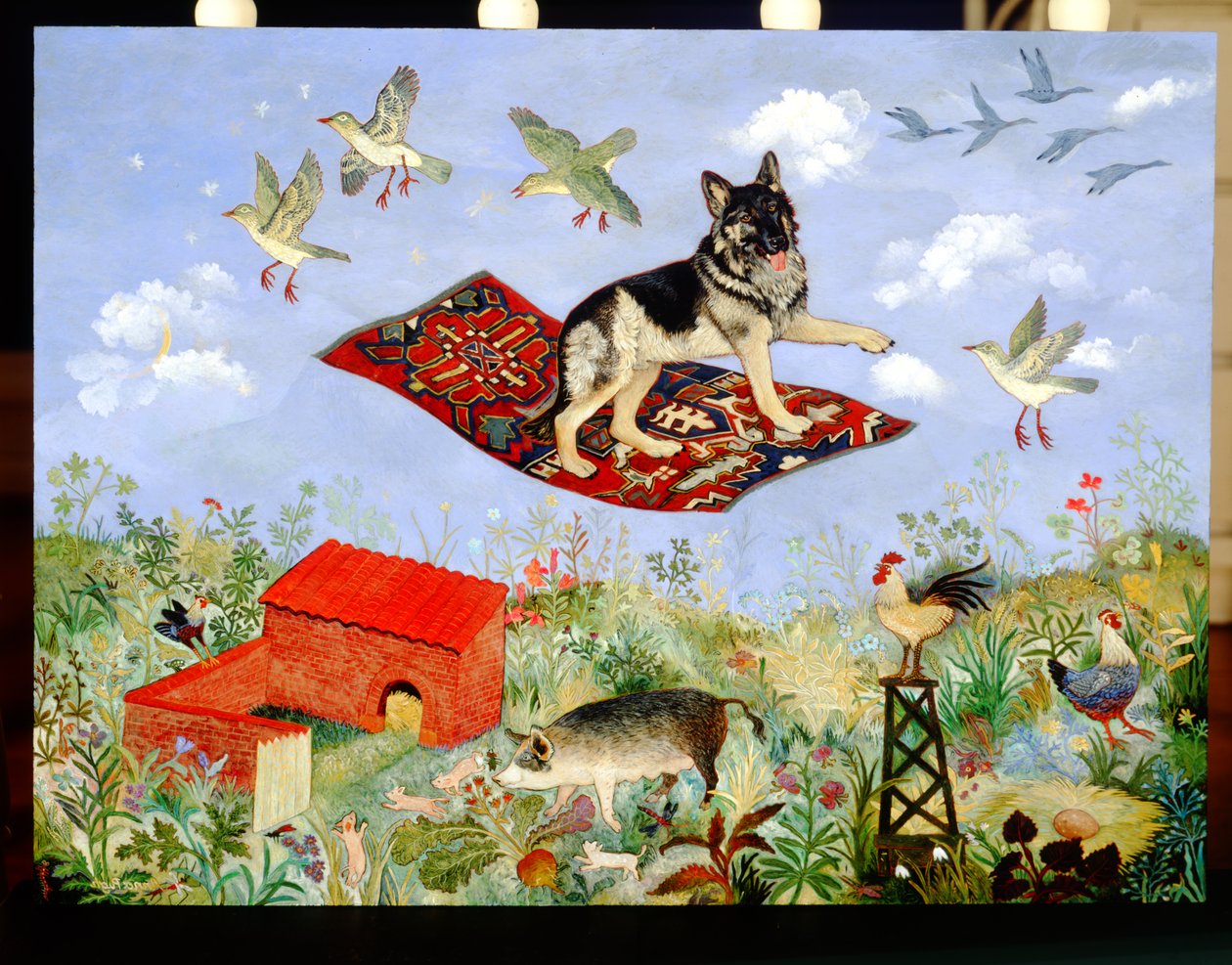 Inseguendo le nuvole, 2010 (acrilico) da Anna Pugh