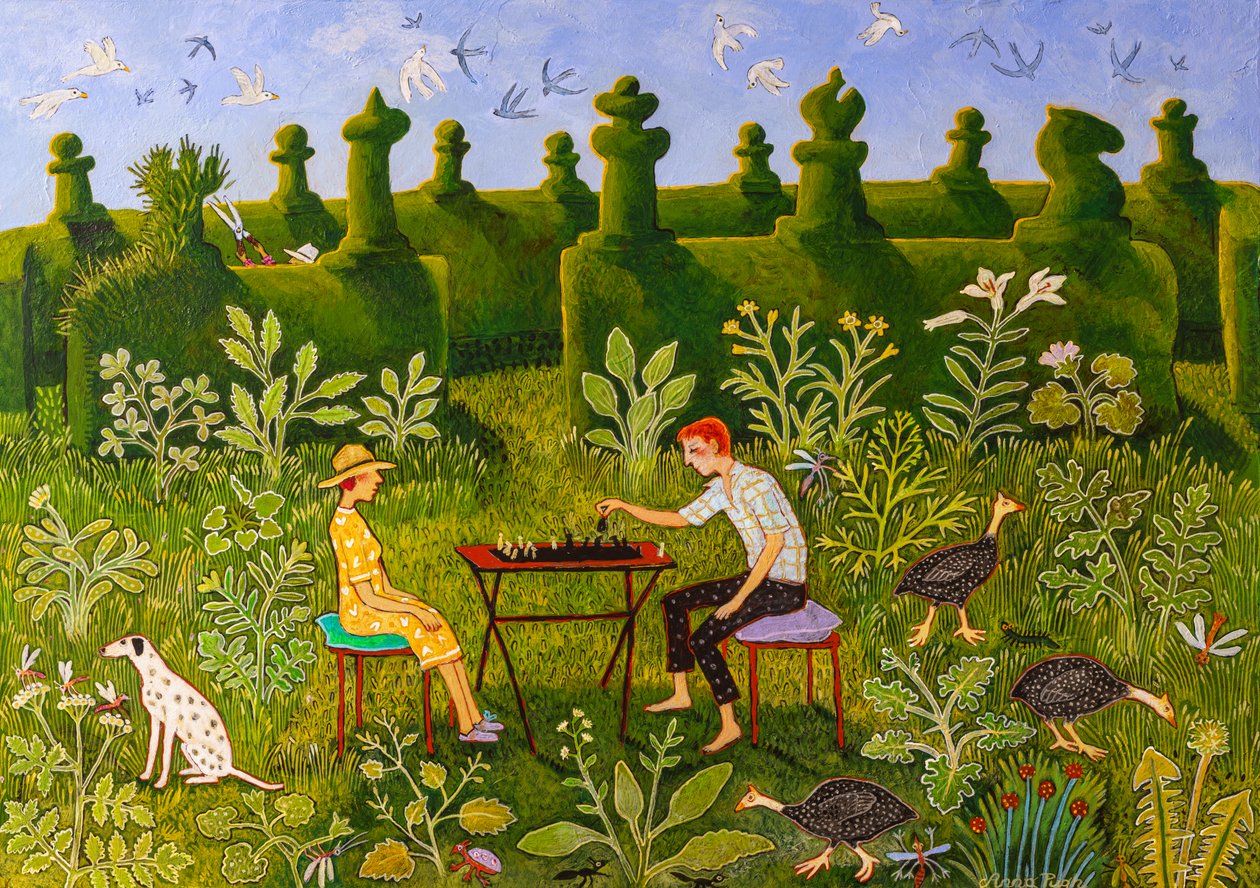 Decisioni Decisioni, 2020 (acrilico) da Anna Pugh