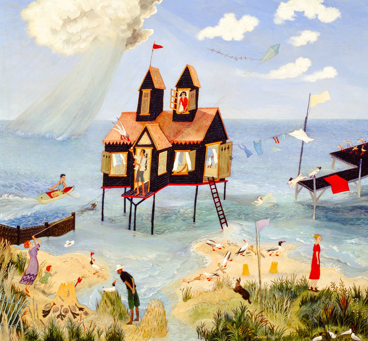 Guarda dietro di te Lord Byron, 2004 (acrilico) da Anna Pugh