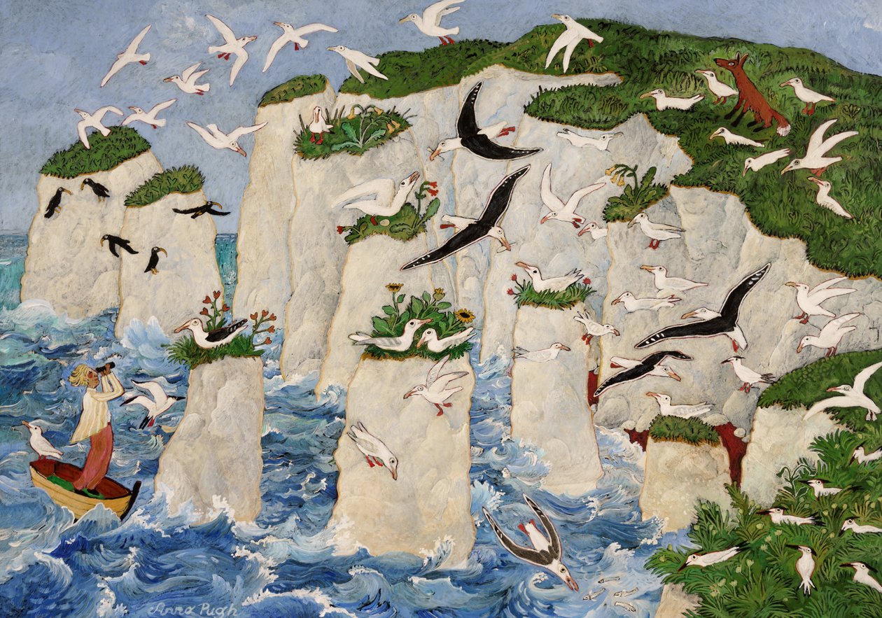 Old Harry, 2017 (acrilico) da Anna Pugh