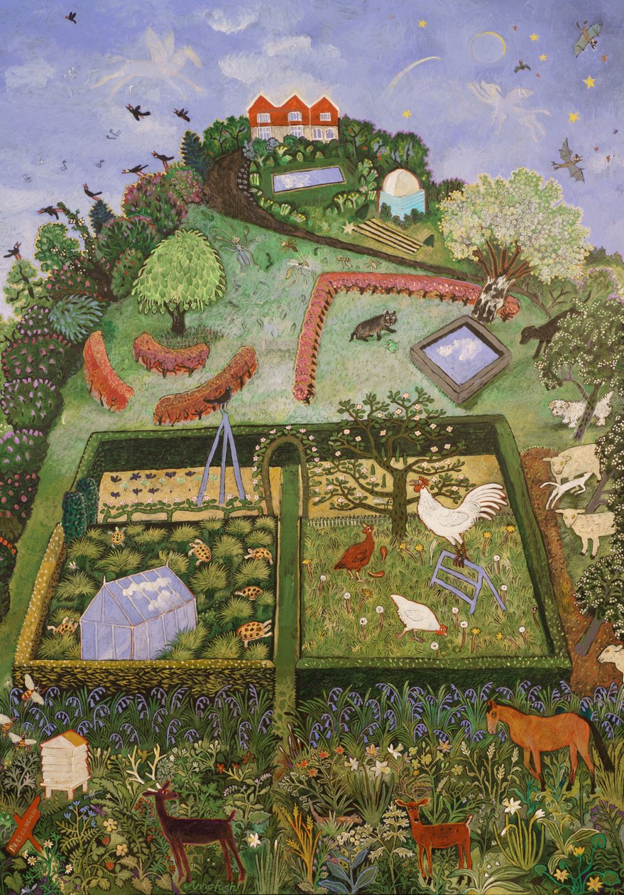 Esterno, 2019 (acrilico) da Anna Pugh