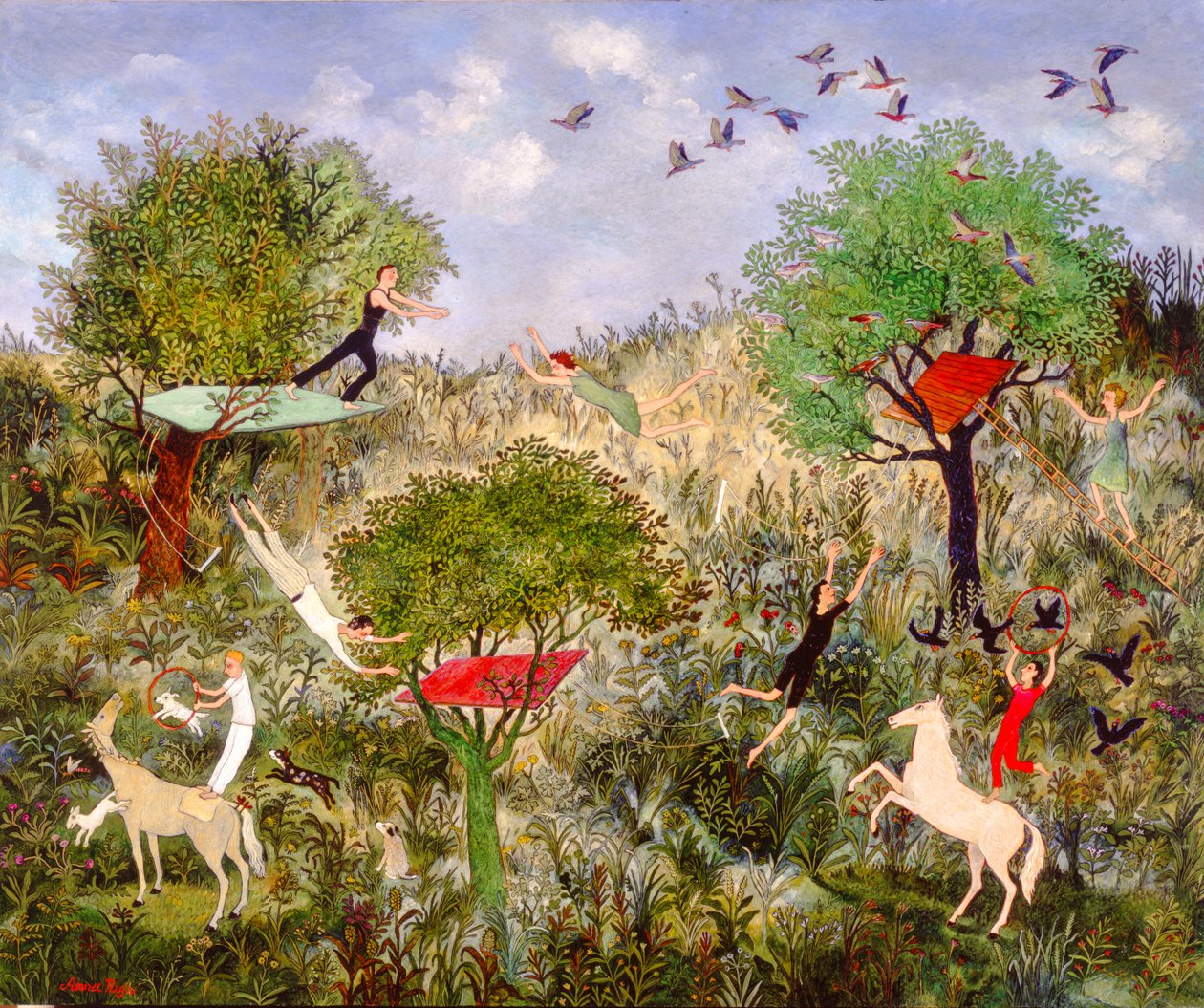 La pratica rende perfetti, 2010 (acrilico) da Anna Pugh