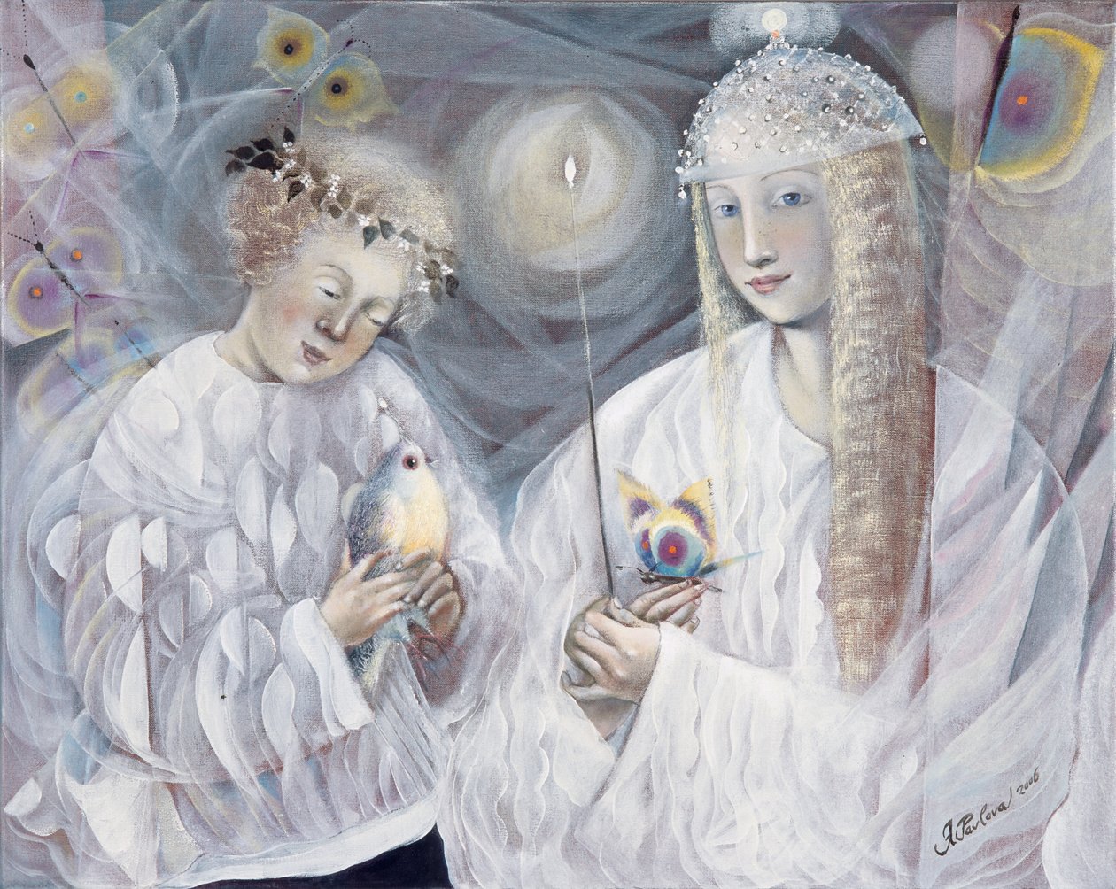 Gemini, 2006 (olio su lino belga) da Annael Anelia Pavlova
