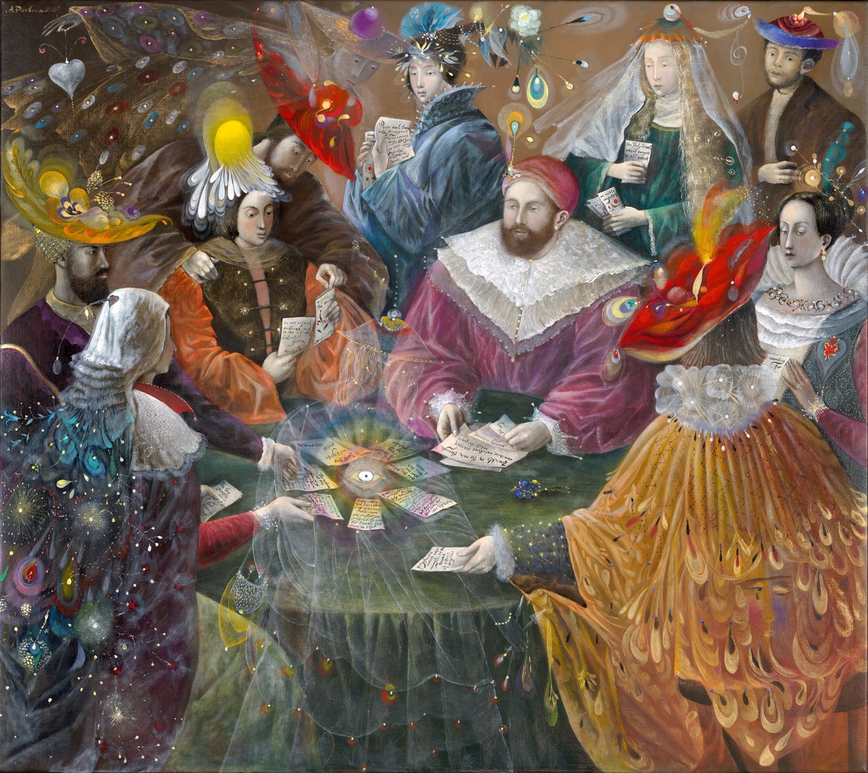 Madrigal, 2007 (olio su lino belga) da Annael Anelia Pavlova
