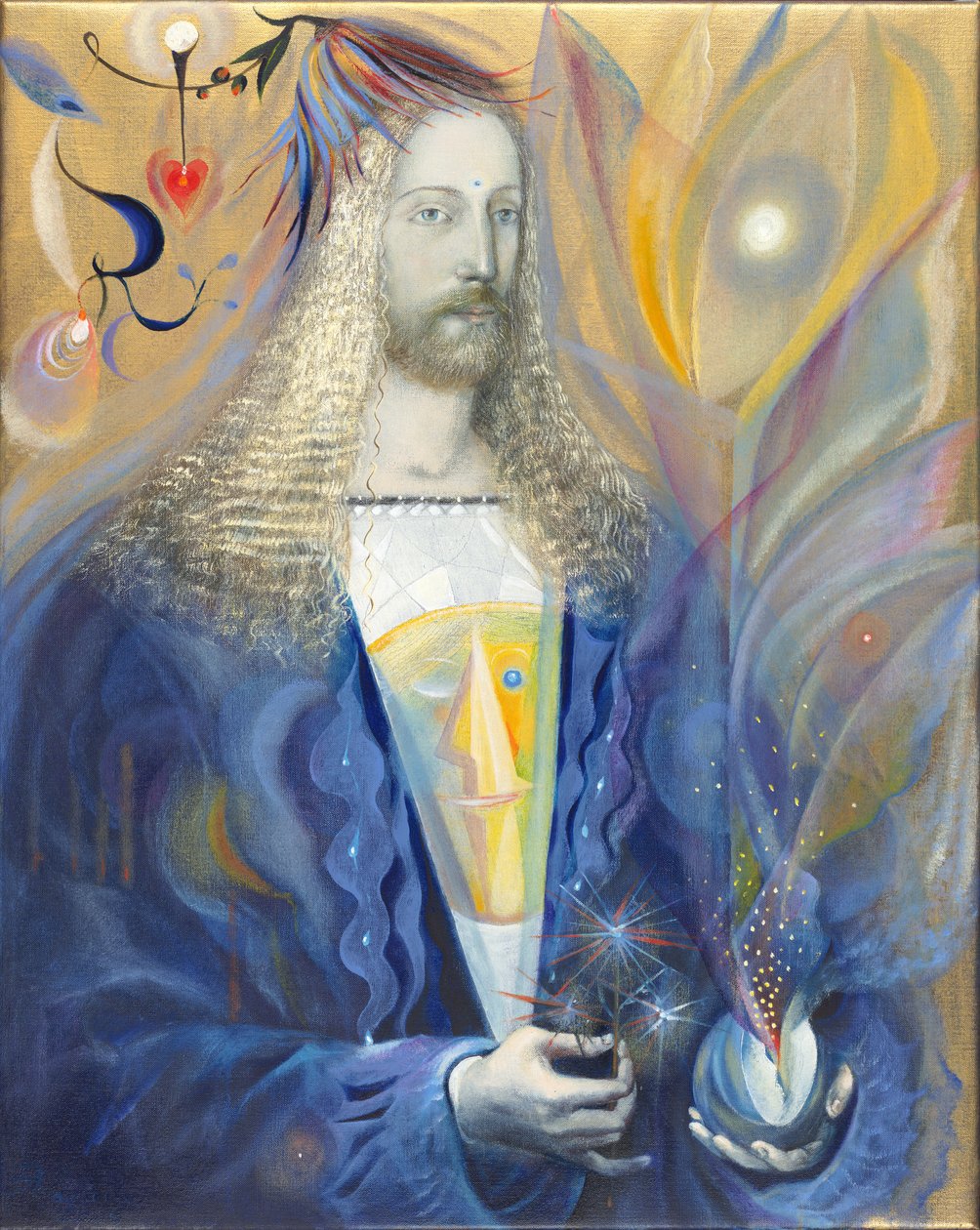 Pesci, 2006 (olio su lino belga) da Annael Anelia Pavlova