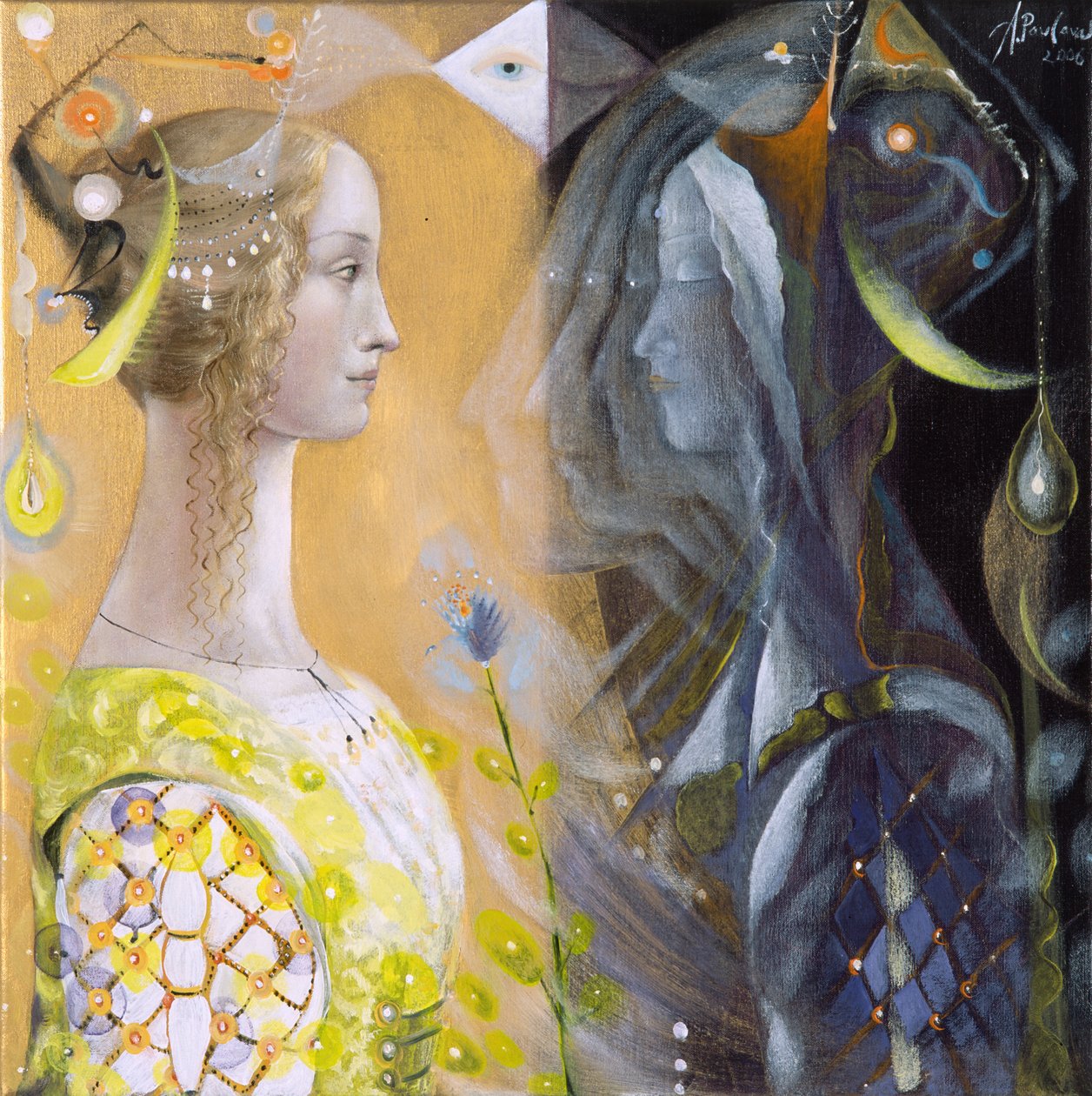 Scorpione, 2006 (olio su lino belga) da Annael Anelia Pavlova