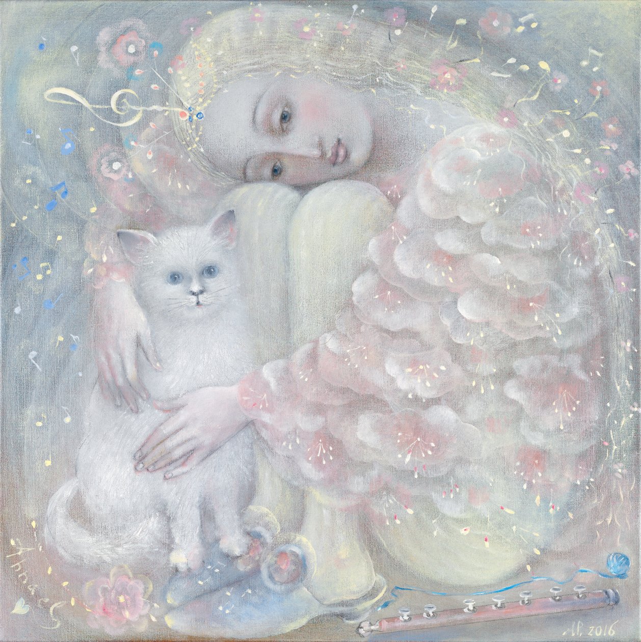 Tenerezza, 2016 (olio su lino belga) da Annael Anelia Pavlova