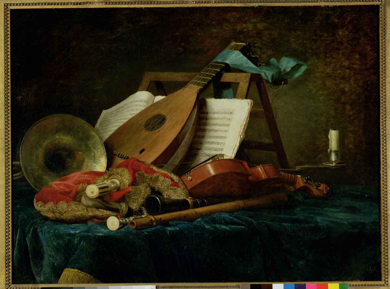 Gli attributi della musica, 1770 da Anne Vallayer Coster